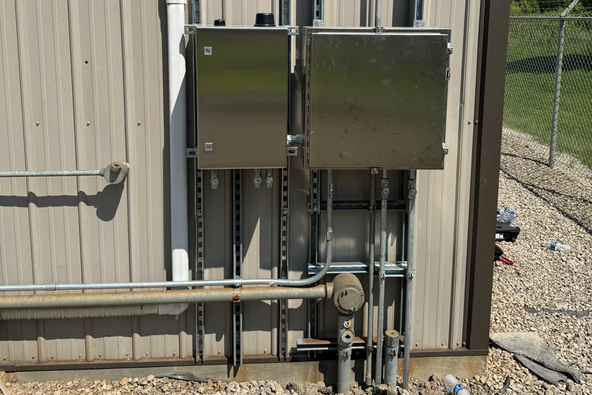 Image of PipeSense's leak detection technology, PipeGuard, installed at a natural gas system in Michigan